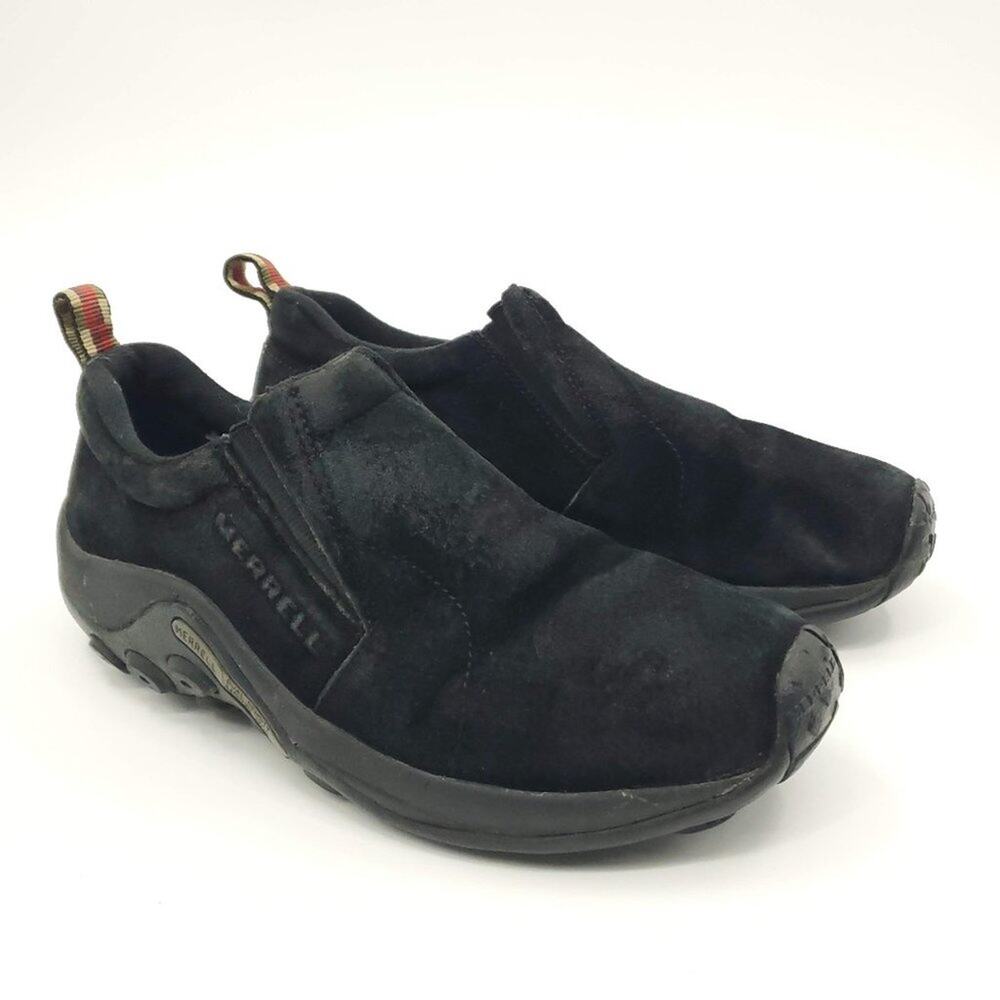 Merrell Jungle Moc Slip On Suede Sneaker Black 7.5